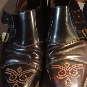 Kangnai Elegant Brown Leather Men's Shoes (12)